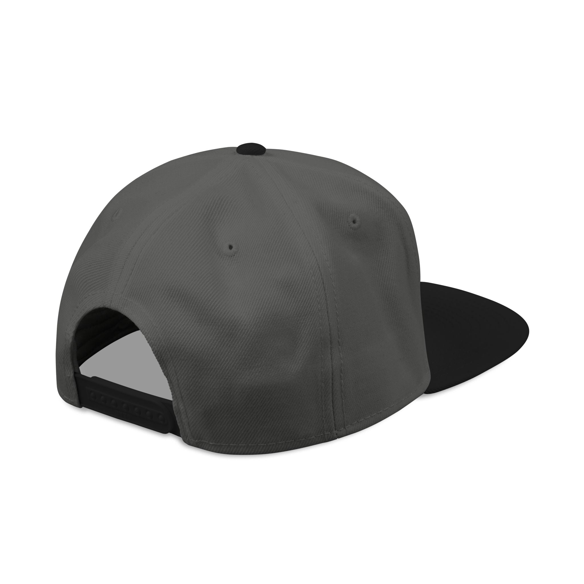 Golf Snapback Hat — Embroidered Golf Ball Trajectory Logo