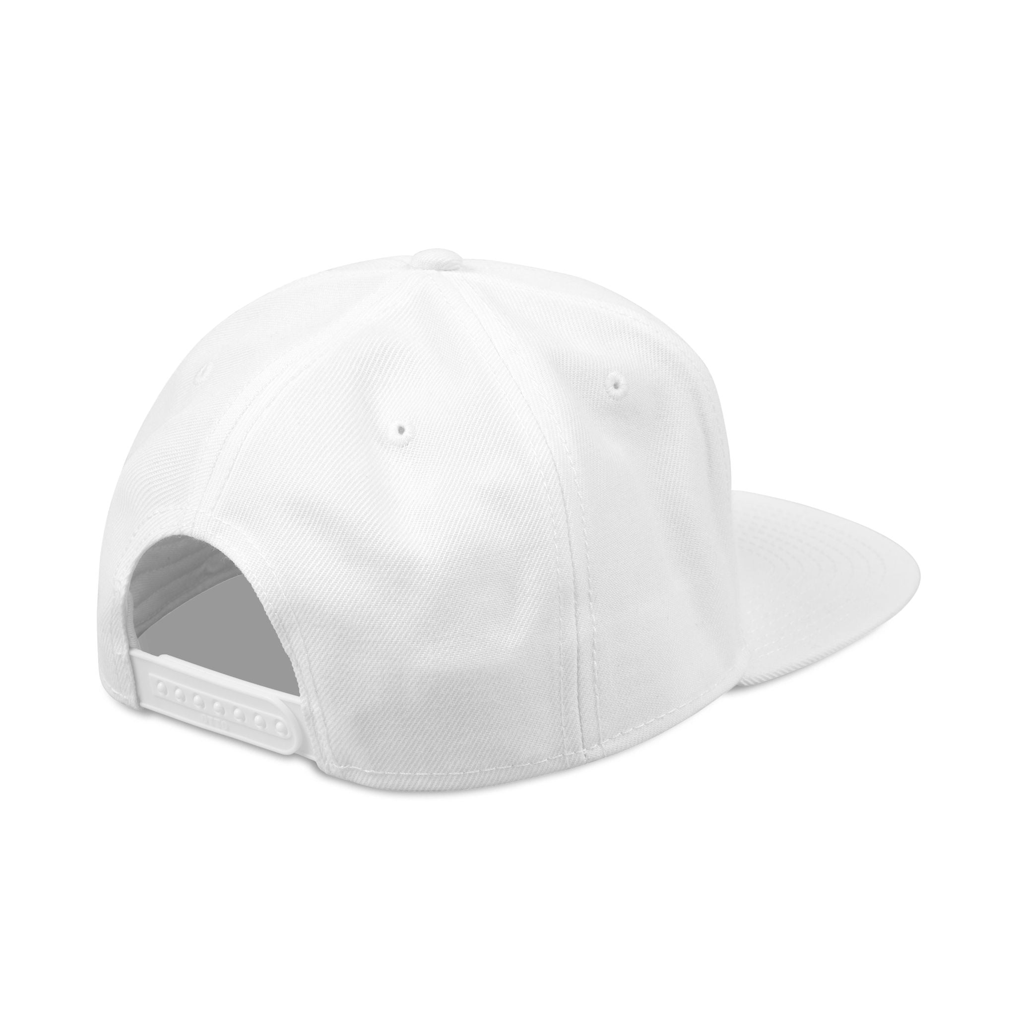 Golf Snapback Hat — Embroidered Golf Ball Trajectory Logo